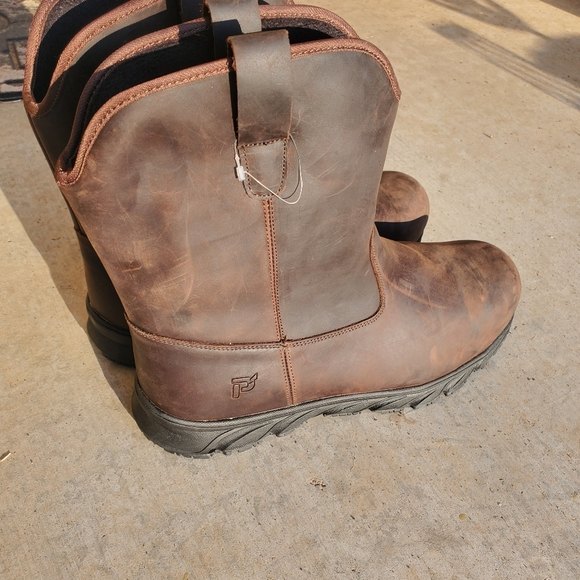New Propét Smith - Men's Safety Composite Toe Cowboy Work Boots Sz 14 X (3E) - Picture 9 of 13